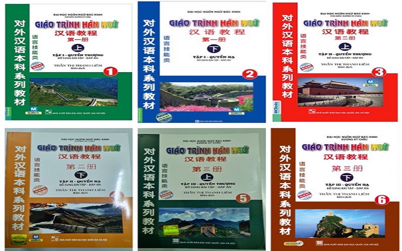 Giáo trình tiếng Trung (6 quyển) cơ bản