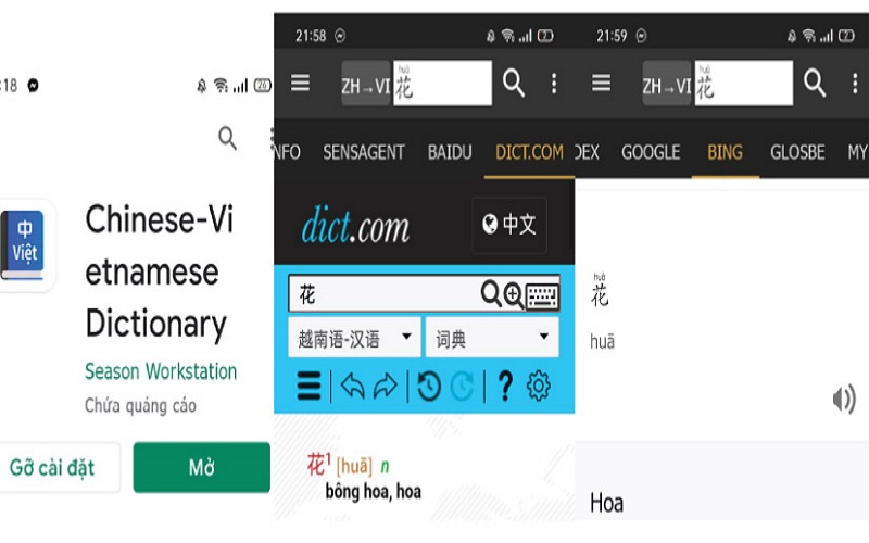 Chinese Vietnamese Dictionary